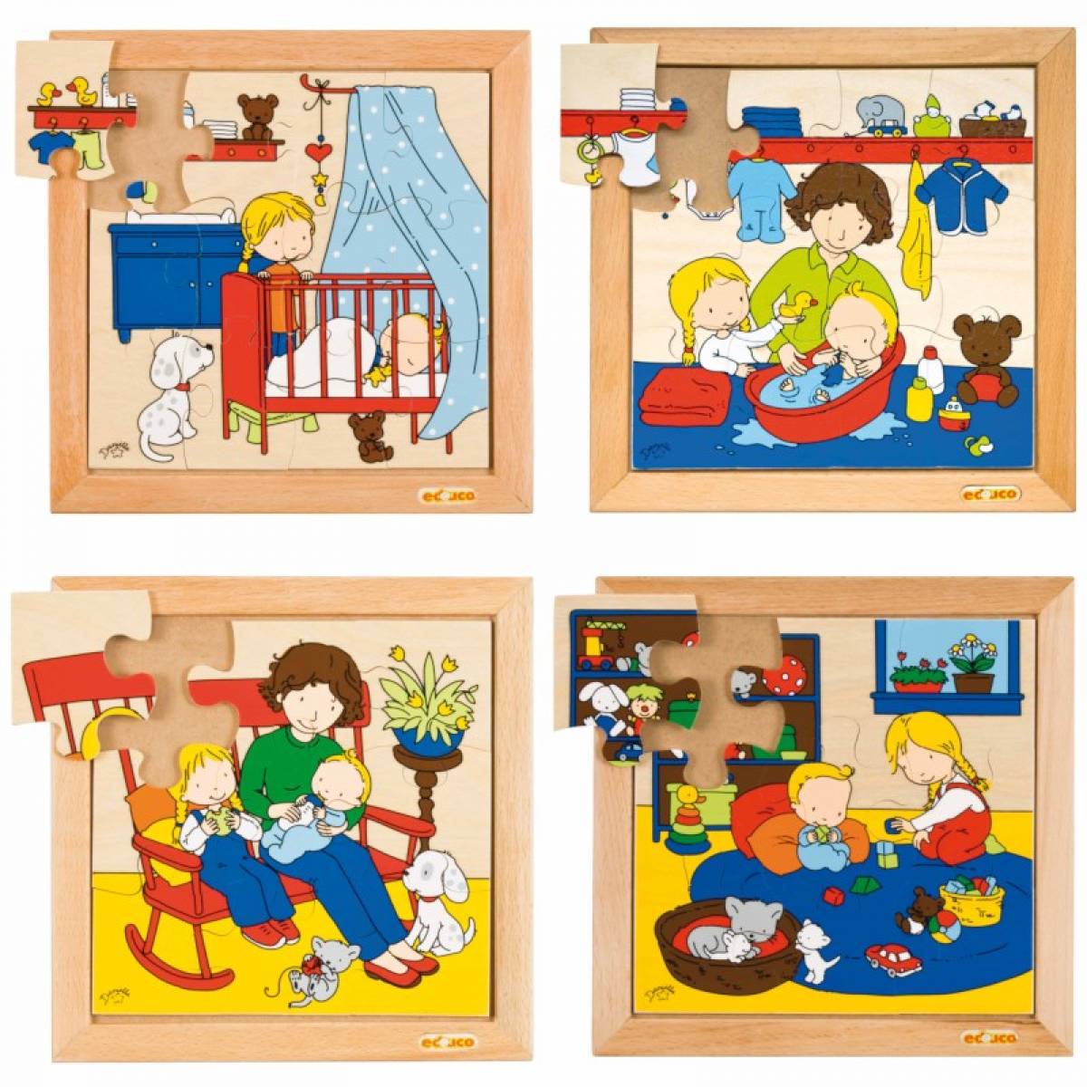 Baby Puzzles - Set of 4